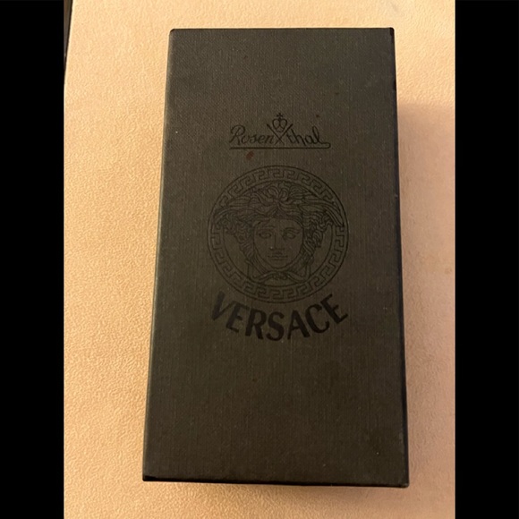 Versace, Crystal Stopper, Rosenthal Frosted Double Sided Medusa Wine Stopper - Picture 2 of 13